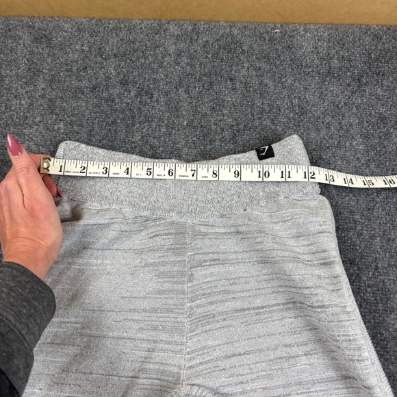 GYMSHARK Women’s Light Grey Time Out Knit Athletic Leggings Joggers size Small - Picture 5 of 8